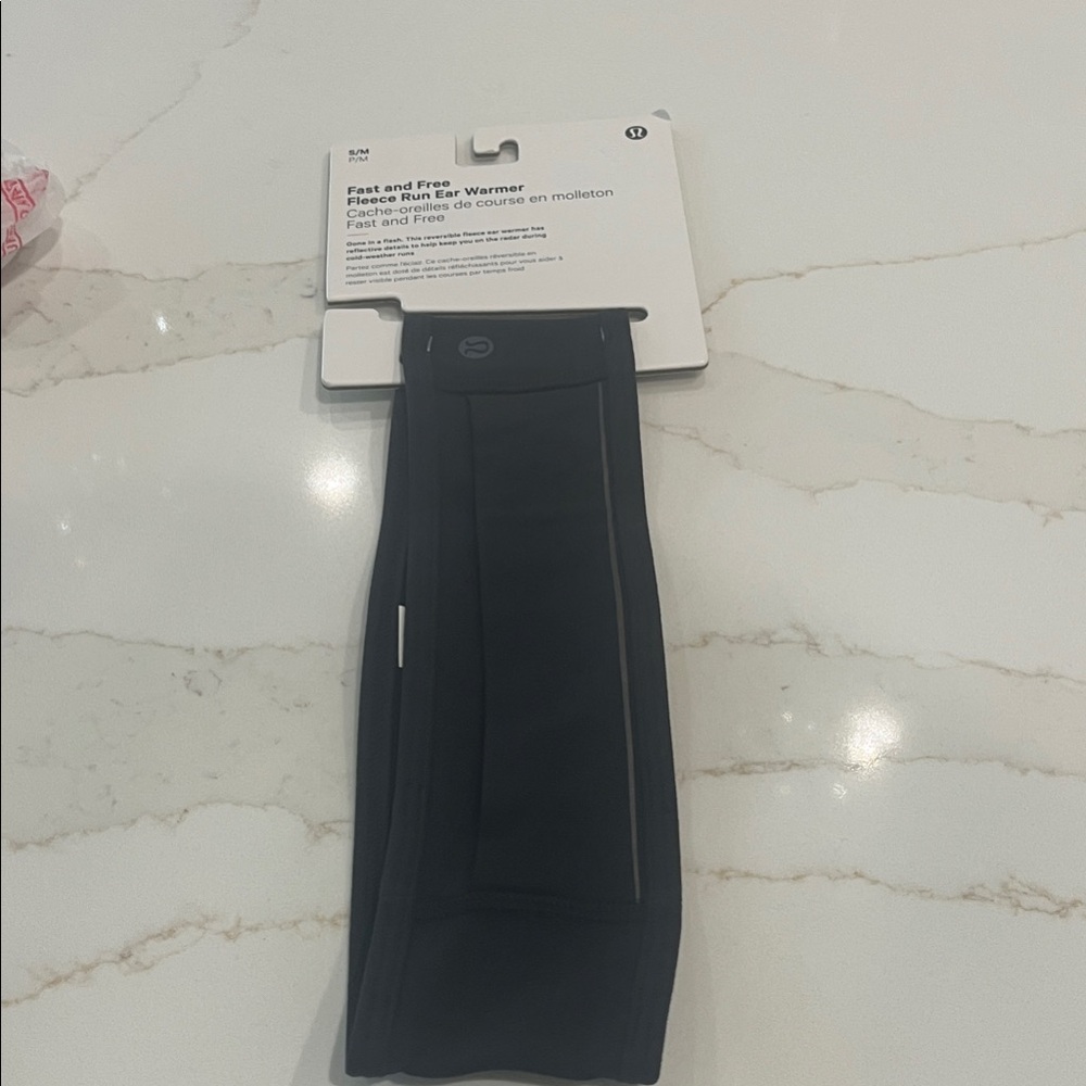 lululemon athletica Black Run for it Ear Warmer